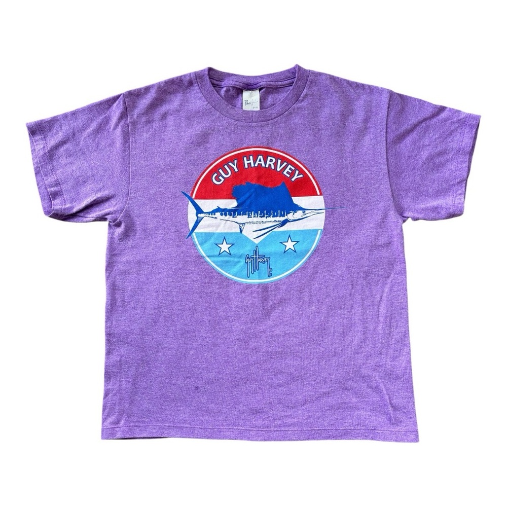 Guy Harvey Purple Girls Size Medium Shirt